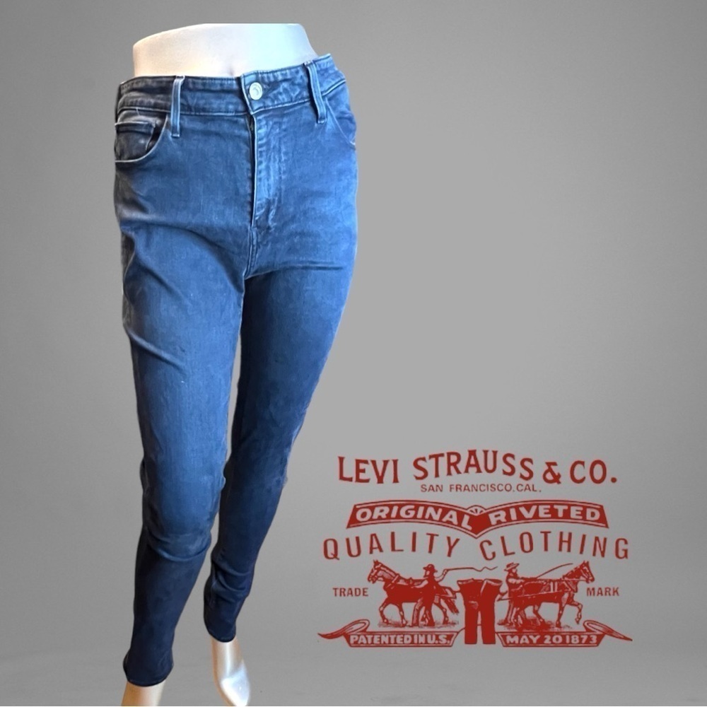 LEVIS High Rise Skinny 8/29 Dark Blue Jeans